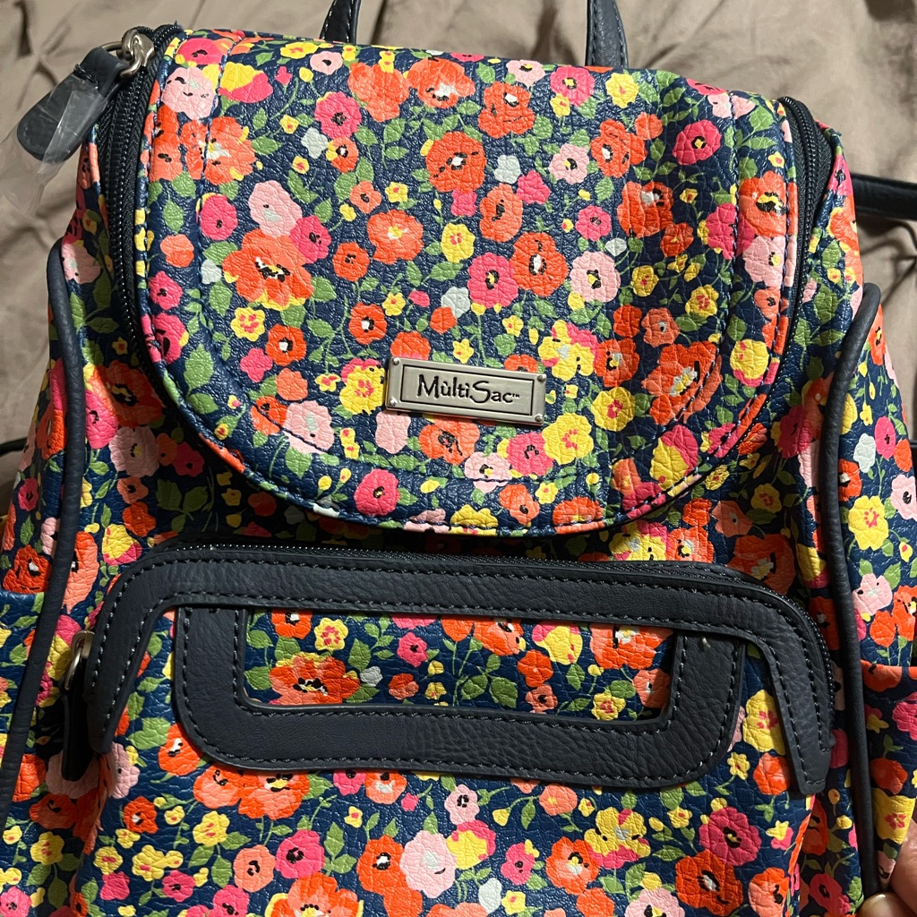 Flowered Backpack